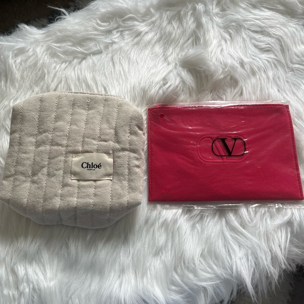 2 piece, brand New Chloe and Valentino Garavani pouches